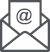 grey email icon