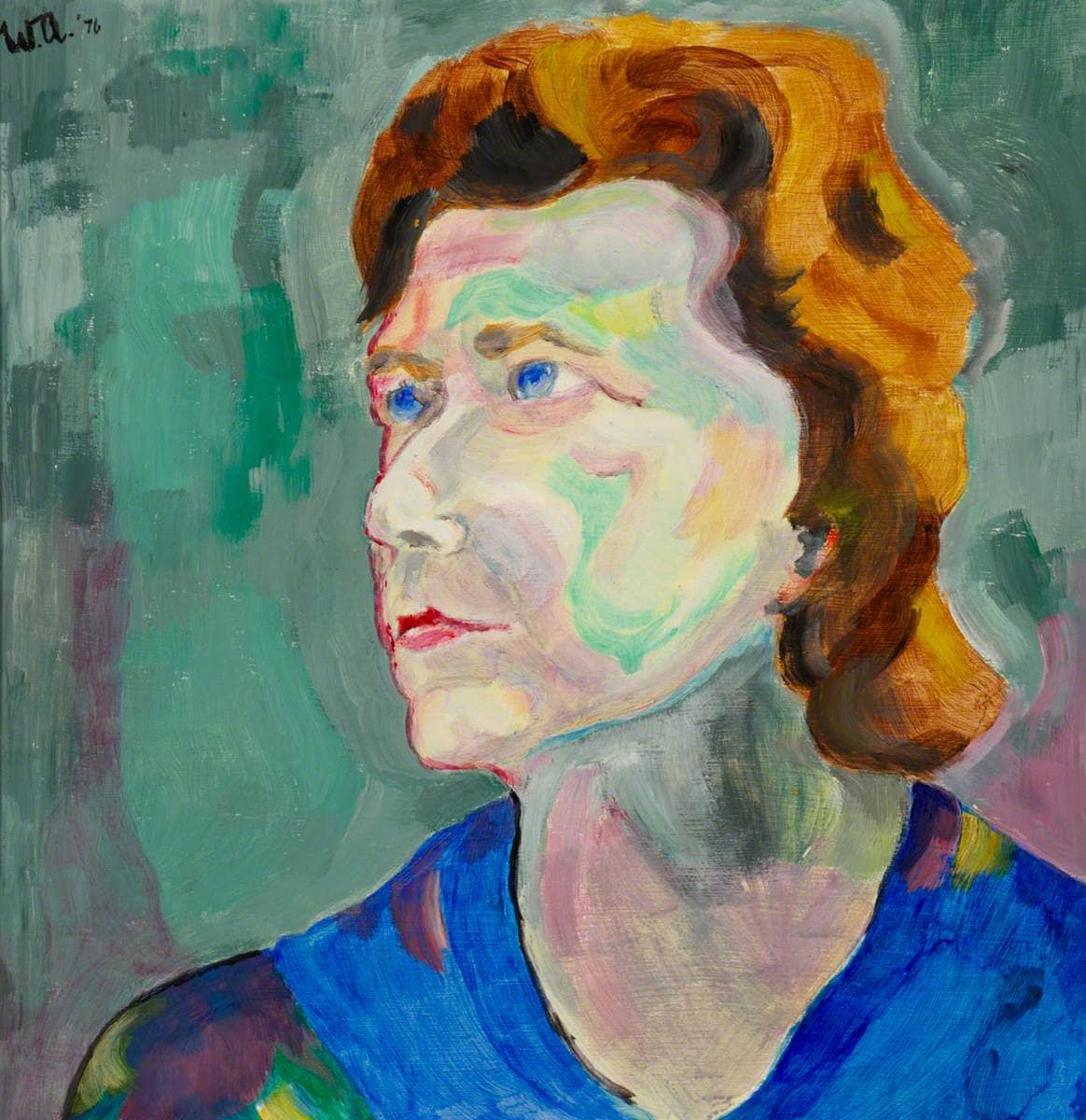 with kind permission of the William Alwyn Foundation Portrait of My Wife portrait of Doreen Carwithen by William Alwyn acrylic 1976 photo c Andrew Palmer min